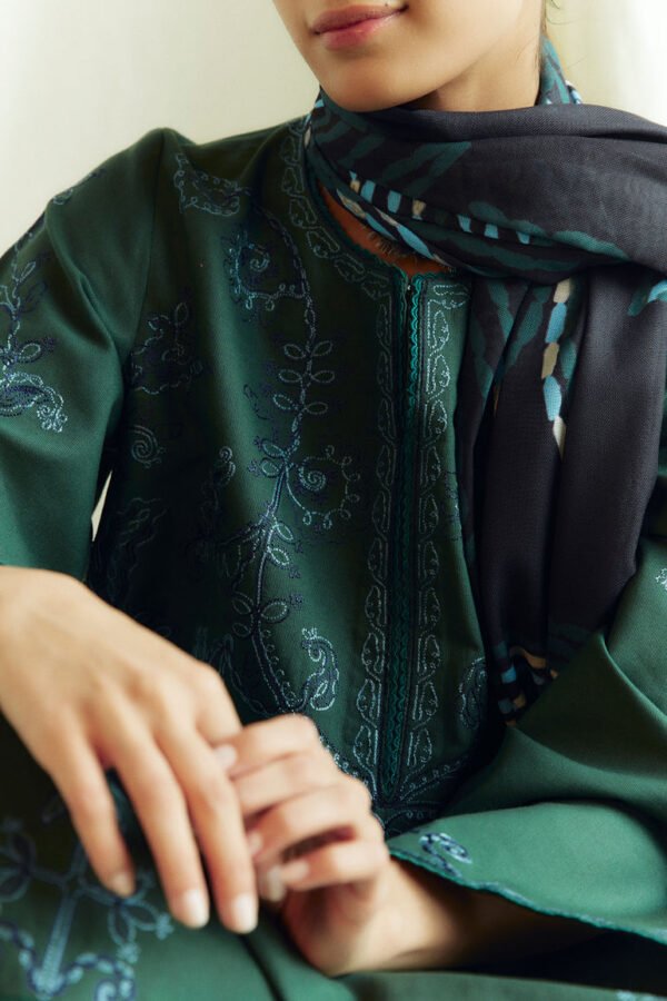product-16-04 Formal Unstitched Embroidered Suit - Design 5